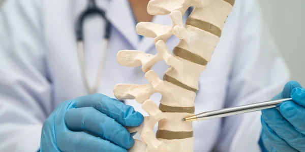 Consultație medicală pentru prevenirea osteoporozei și evaluarea densității osoase la nivelul coloanei vertebrale